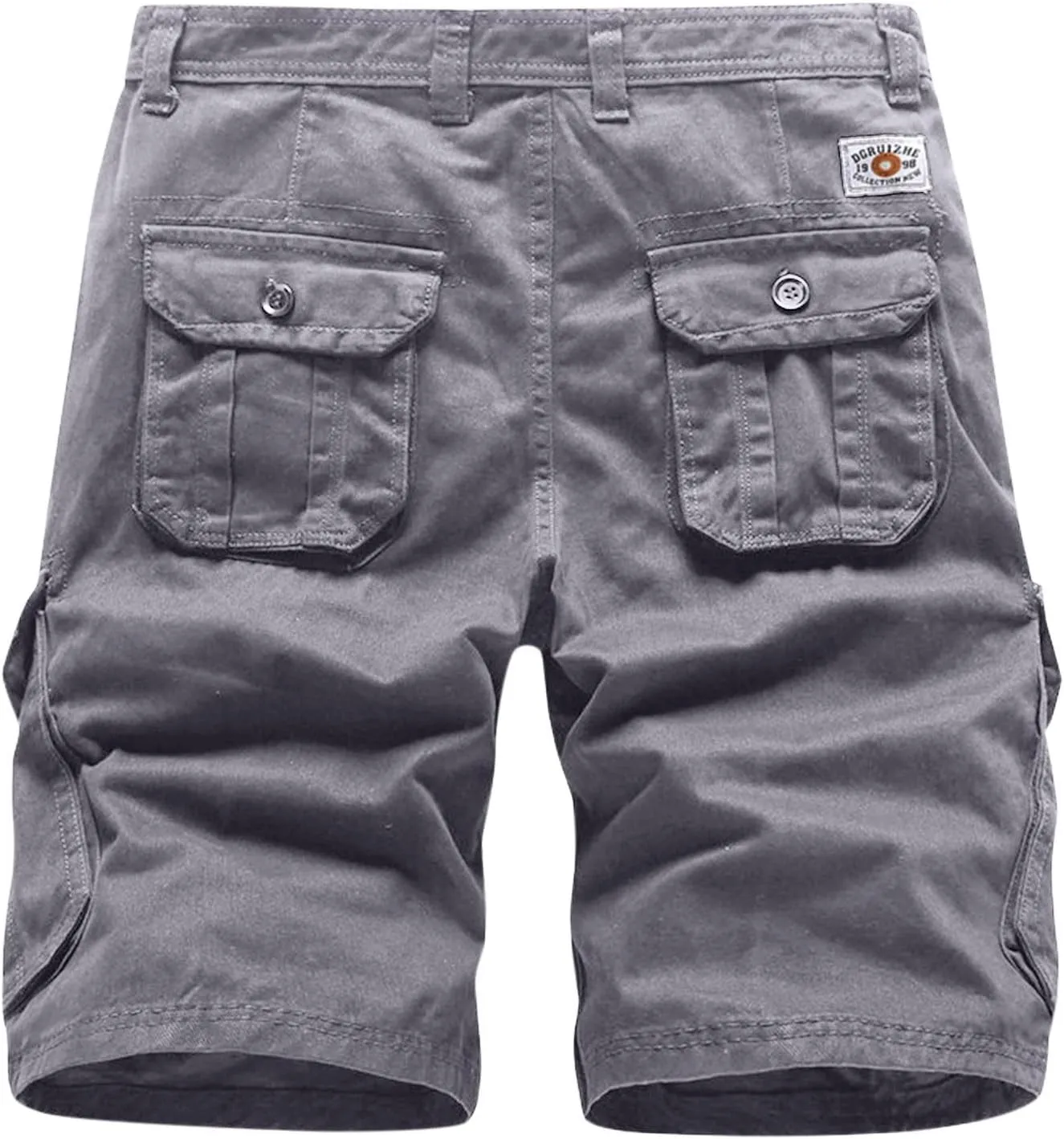 Men's Cargo Shorts Classic Casual Relaxed Fit Shorts Below Knee Length Multi Pocket 3/4 Capri Pants