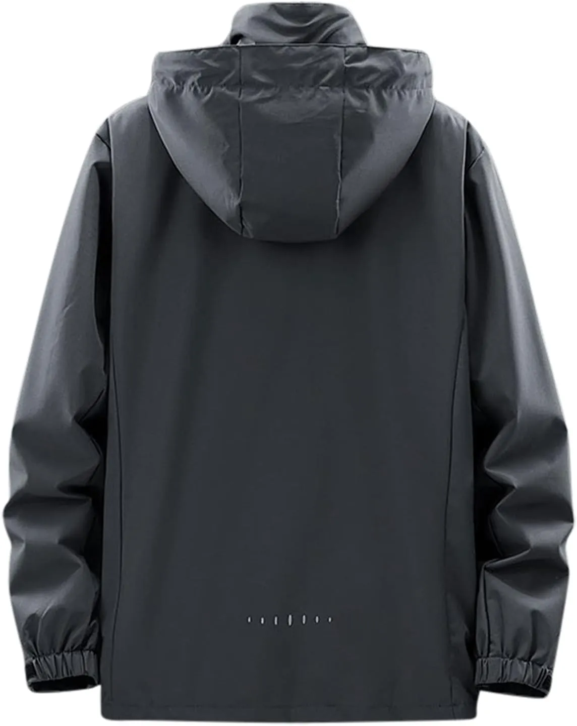 Men's Casual Rain Jackets Lightweight Waterproof Windproof Hooded Jackets Hiking Cycling Travel Climbing Tops Coat