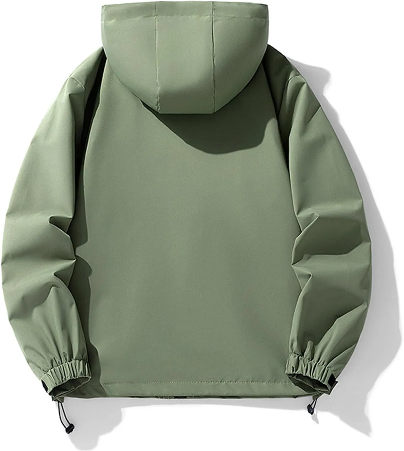 Mens Coats and Jackets, Winter Warm Water Resistant Rain Coat Adjustable Mountain Snow Coat Hooded Sweatshirt