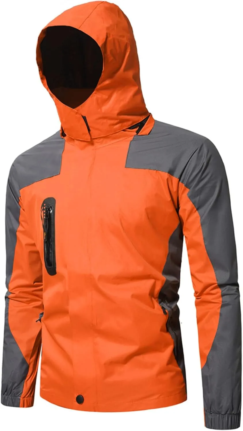 Men's Hiking Jackets Lightweight Outdoor Sportswear Snow Ski Coats Windbreaker Waterproof Hooded Jackets Rain Coats