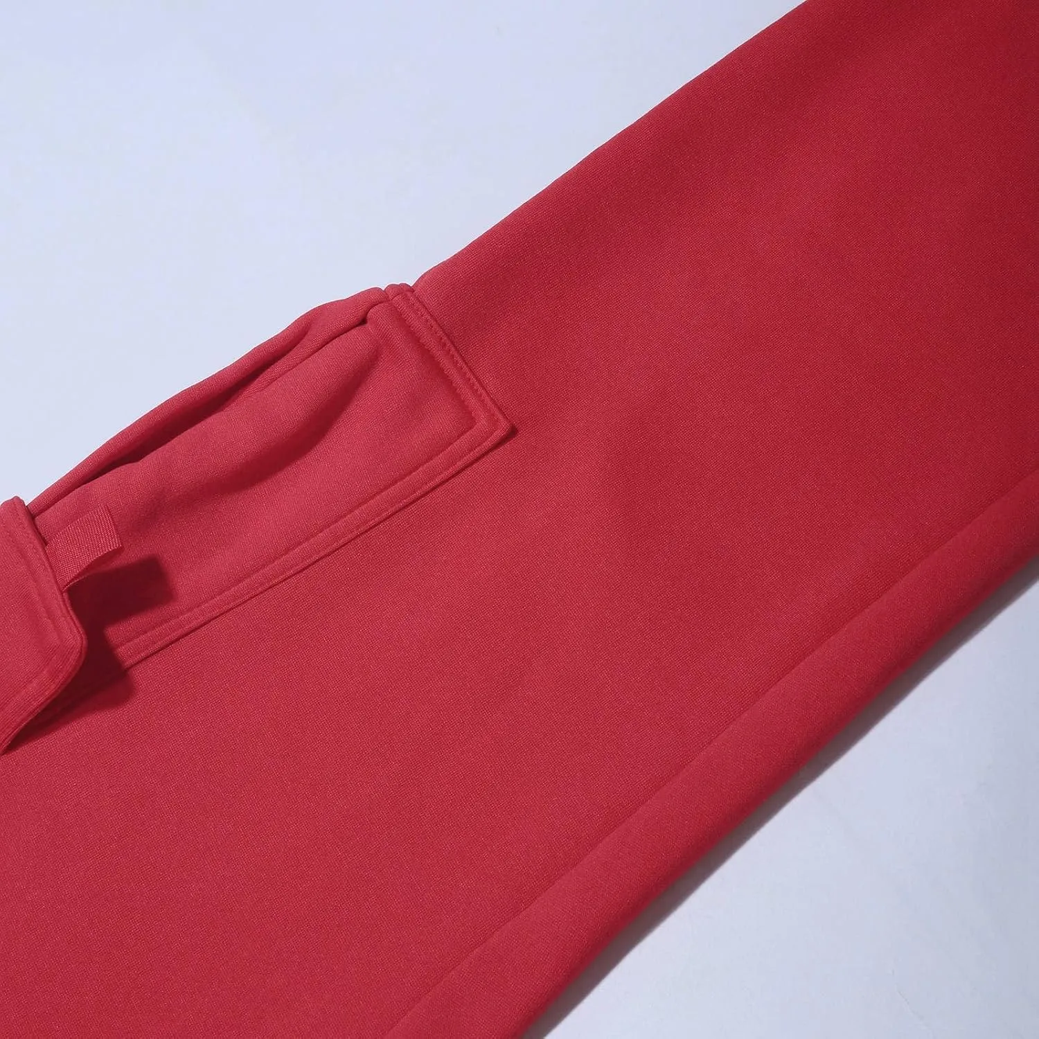 Men's Jogger Cargo Pants, Elastic Waist Drawstring Straight Leg Sweatpants, Lightweight Casual Trousers with Pockets