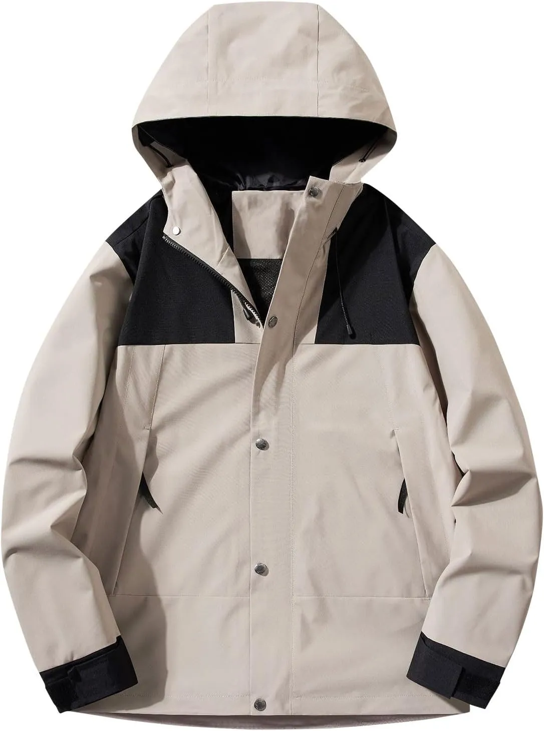 Mens Rain Jackets Waterproof with Hood Mens Windbreaker Jackets Lightweight for Hiking Fishing Winter Coats