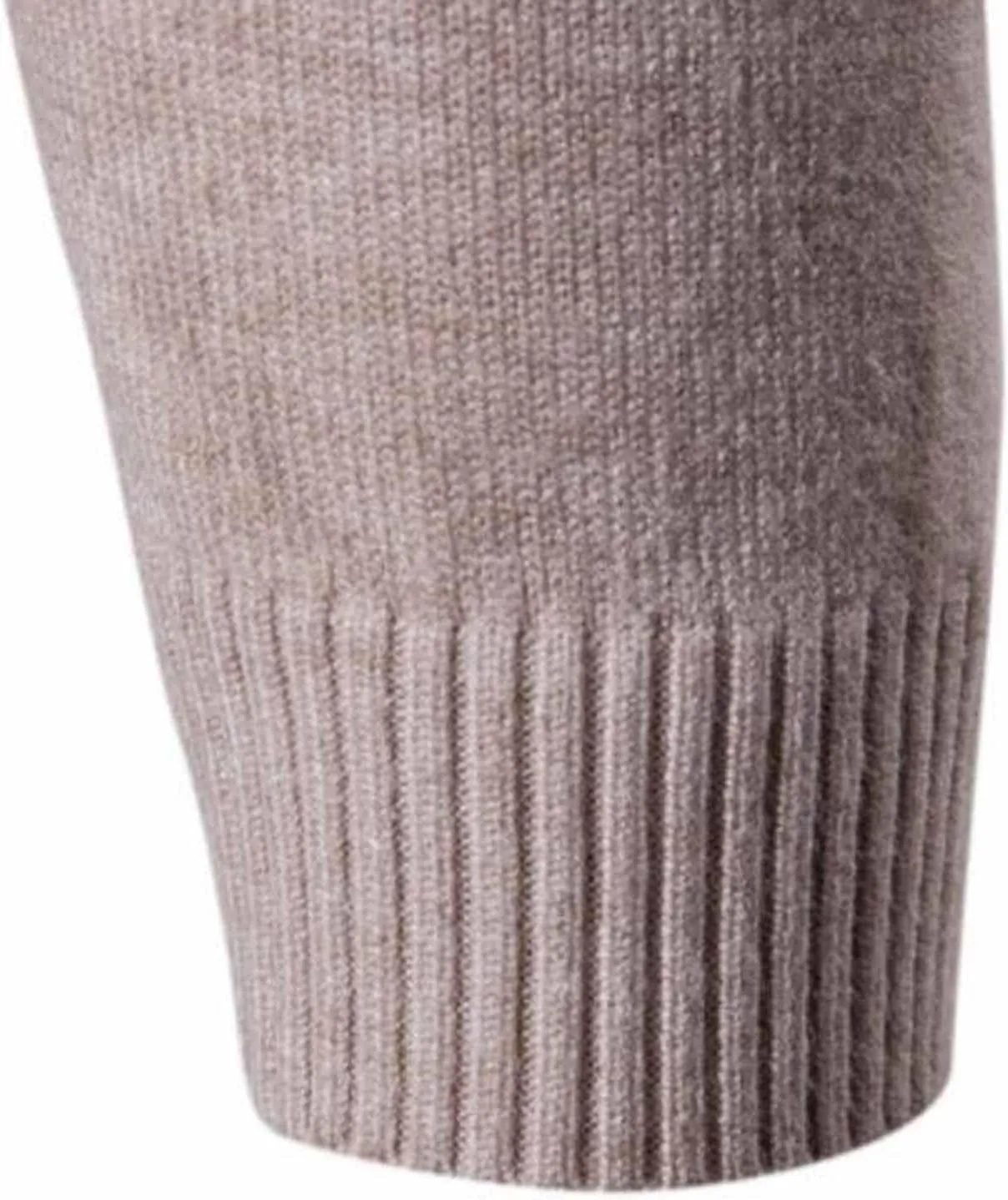 Mens Ribbed Slim Fit Knitted Turtleneck Pullover Sweater Classic Stretch Long Sleeve Basic Casual Solid Jumper Tops