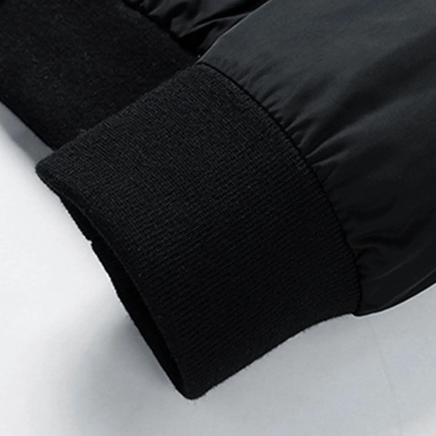 Men's Stand Collar Windproof Windbreaker Lightweight Sportwear Bomber Jackets Full Zip Casual Padded Coats