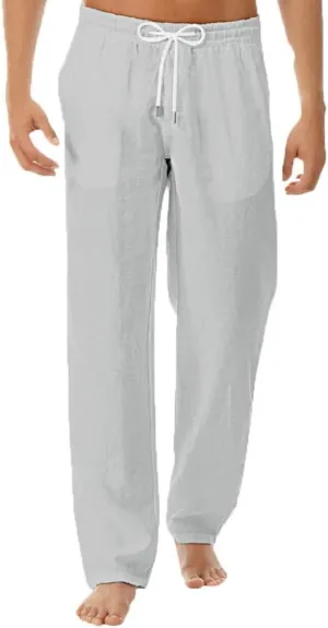 Mens Sweatpants with Pockets Big and Tall Cargo Pant Lightweight Tactical Pant Hiking Jogger Classic Fit Multi Pockets