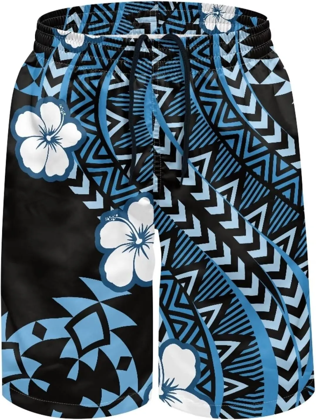 Mens Tonga Samoan Hawaiian Polynesian Swim Trunks Beachwear Sports Running Swim Board Shorts Quick Dry