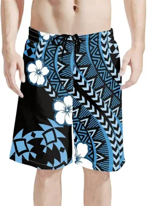 Mens Tonga Samoan Hawaiian Polynesian Swim Trunks Beachwear Sports Running Swim Board Shorts Quick Dry