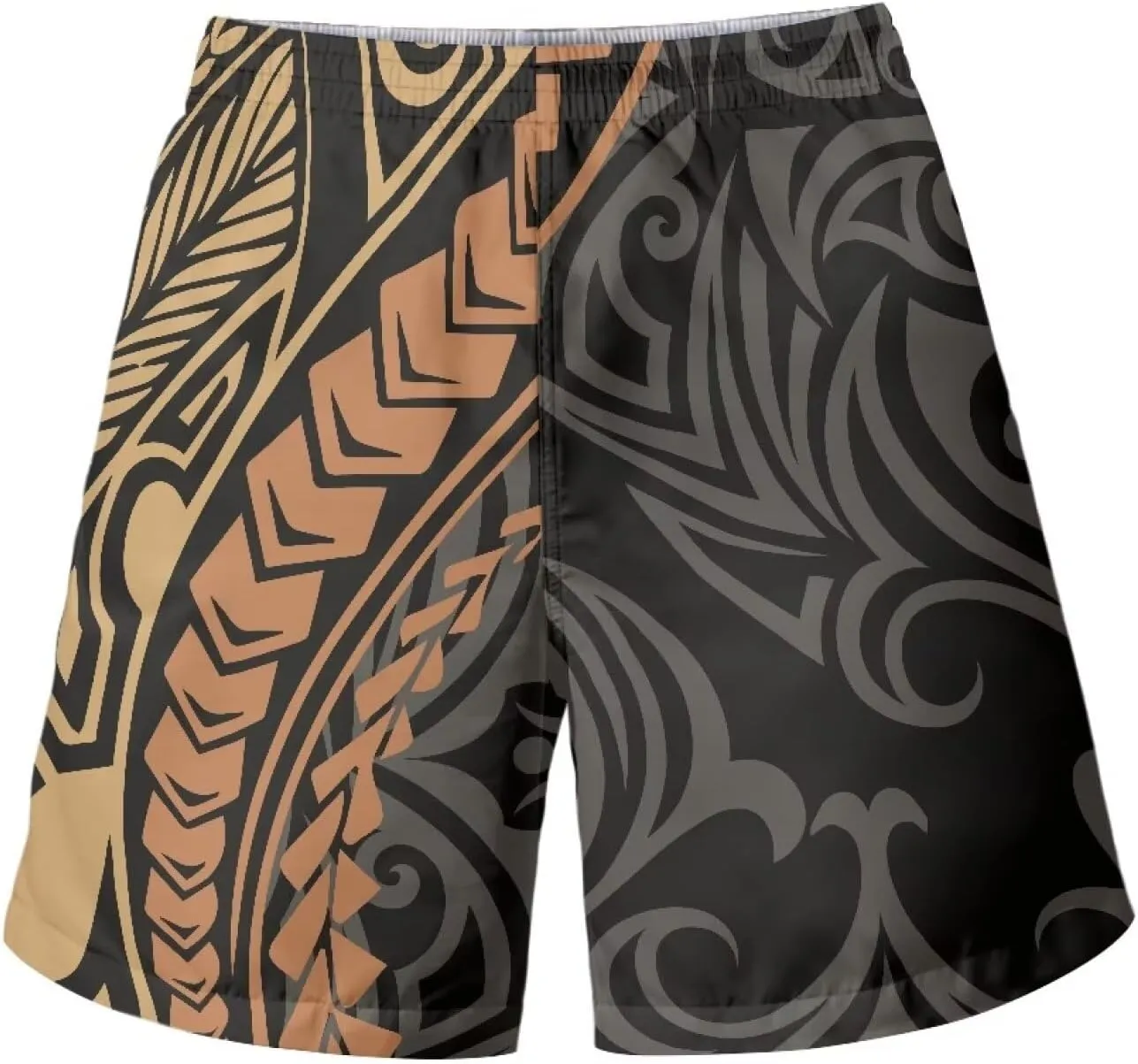 Mens Tonga Samoan Hawaiian Polynesian Swim Trunks Beachwear Sports Running Swim Board Shorts Quick Dry