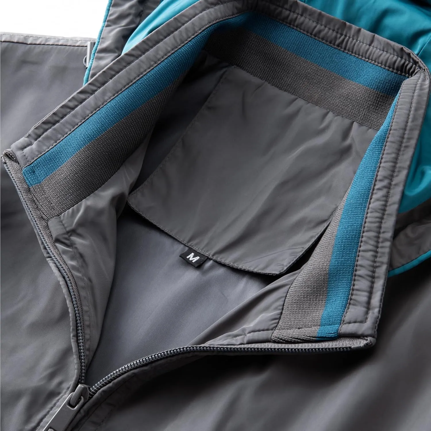Mens Windproof Jacket Zip Up Hooded Waterproof Windbreakers Loose Lightweight Coats Raincoat Activewear for Hiking