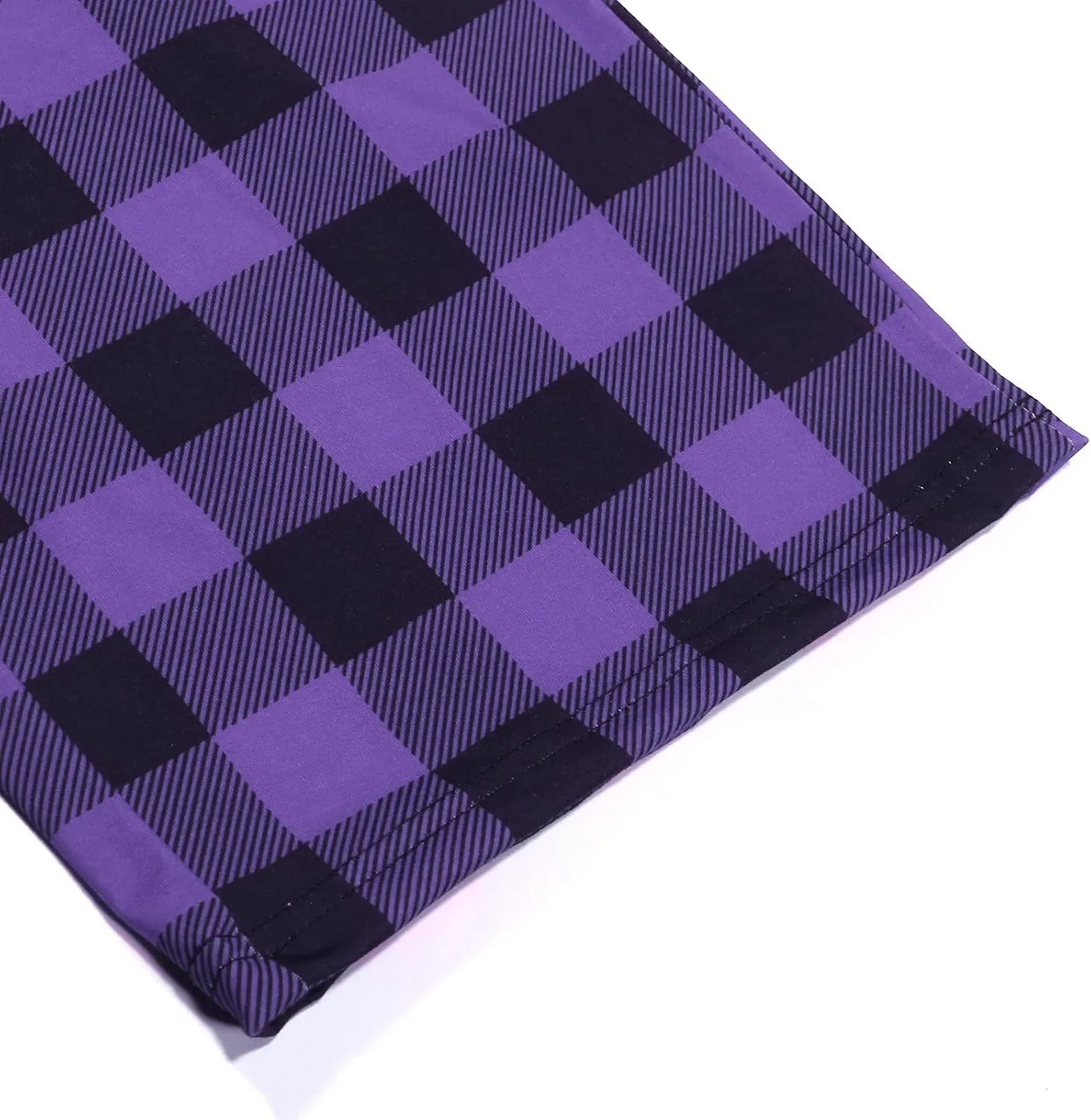Mens Womens Plaid Pajama Pants Unisex Sleep Lounge Pants Soft PJ Bottoms Plaid Pajama Sweatpants with Pockets