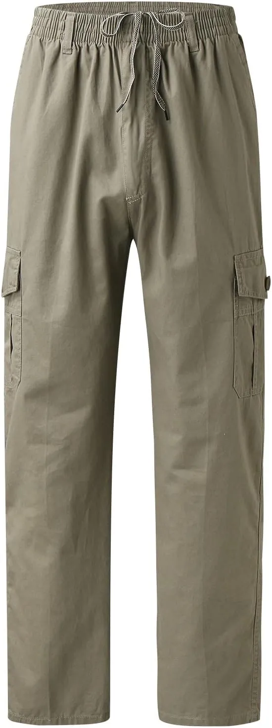 Mens Workout Cargo Sweatpants Cargo Pants for Men Relaxed Fit Men Outdoor Cargo Pant Lightweight Tactical Pant Hiking