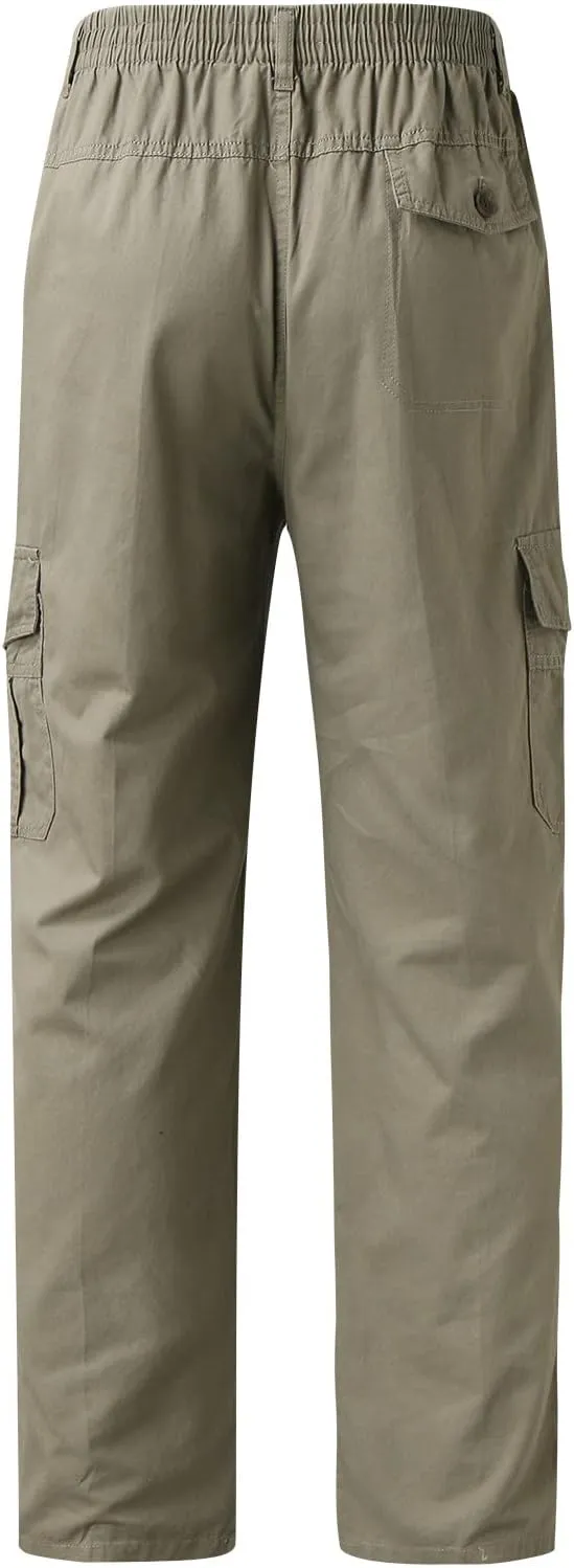 Mens Workout Cargo Sweatpants Cargo Pants for Men Relaxed Fit Men Outdoor Cargo Pant Lightweight Tactical Pant Hiking