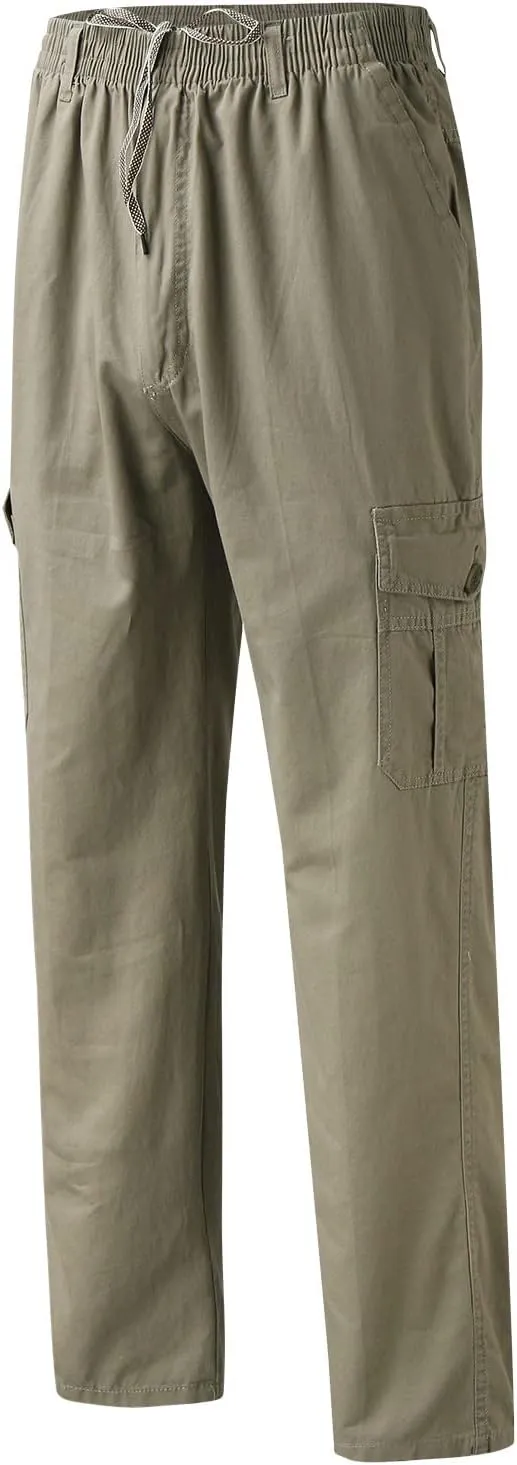 Mens Workout Cargo Sweatpants Cargo Pants for Men Relaxed Fit Men Outdoor Cargo Pant Lightweight Tactical Pant Hiking