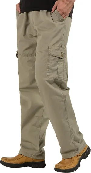 Mens Workout Cargo Sweatpants Cargo Pants for Men Relaxed Fit Men Outdoor Cargo Pant Lightweight Tactical Pant Hiking