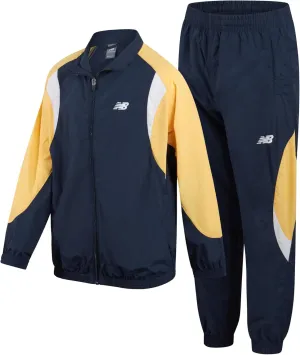 New Balance Boys' Tracksuit Set - 2 Piece Athletic Woven Track Jacket and Jogger Sweatpants Set for Boys (Sizes: 8-20)