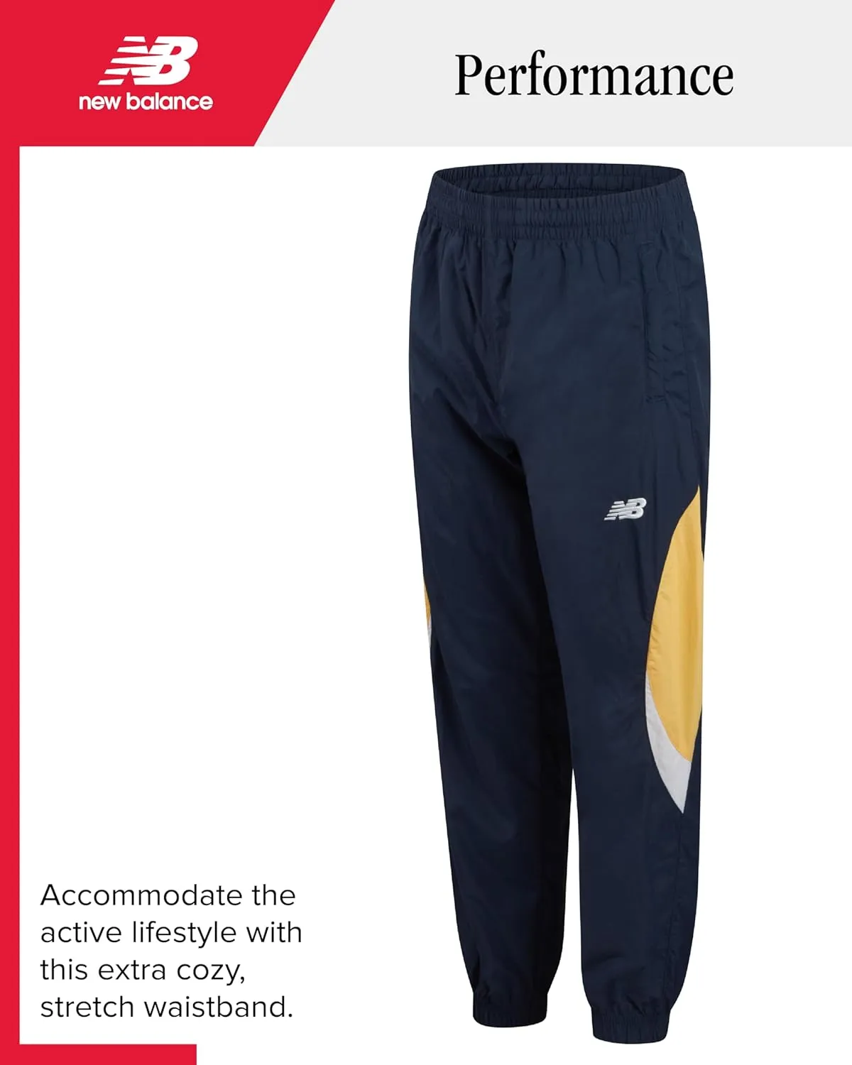 New Balance Boys' Tracksuit Set - 2 Piece Athletic Woven Track Jacket and Jogger Sweatpants Set for Boys (Sizes: 8-20)