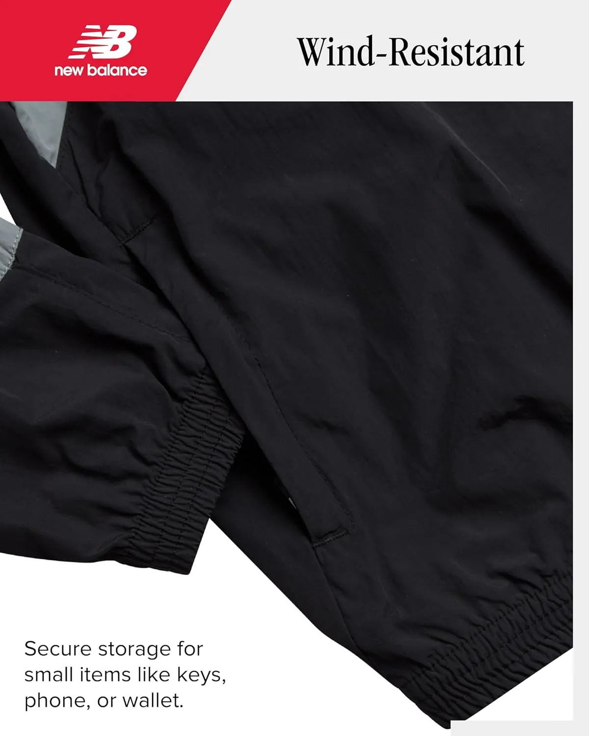 New Balance Boys' Tracksuit Set - 2 Piece Athletic Woven Track Jacket and Jogger Sweatpants Set for Boys (Sizes: 8-20)