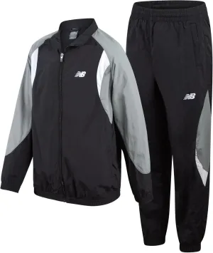 New Balance Boys' Tracksuit Set - 2 Piece Athletic Woven Track Jacket and Jogger Sweatpants Set for Boys (Sizes: 8-20)