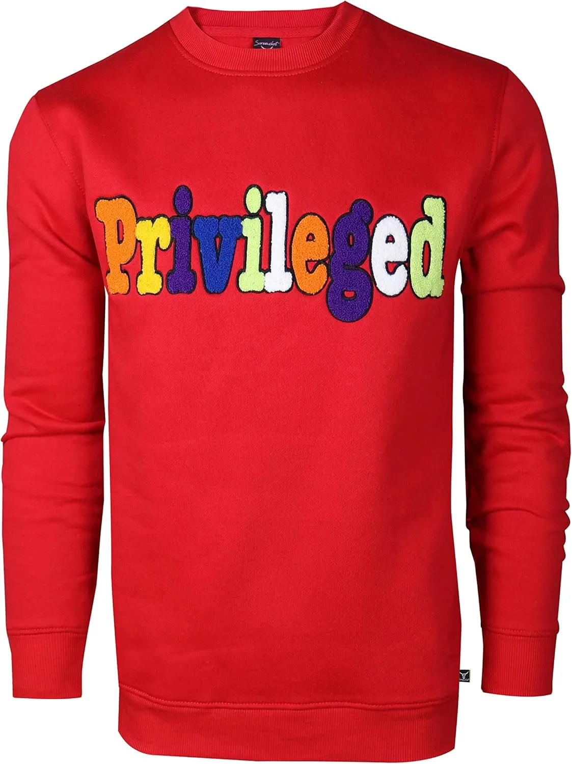 SCREENSHOT CREWNECK 9102 Mens Urban Hip Hop Premium Fleece - Pullover Activewear Street Fashion Crew Neack Sweatshirt