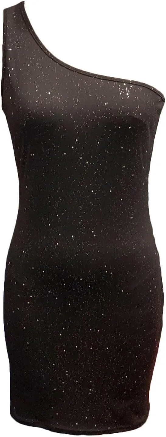 Sleeveless Cocktail Dresses for Women Sequin Bodycon Mini Dress Sexy Party Club Wear Glitter Formal Evening Gowns