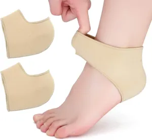 SQHT's Heel Protectors for Cracked Heels, Relieve Heel Pain from Plantar Fasciitis, Heel Spur, Achilles (Large (Women's 8-13.5, Men's 7-13))