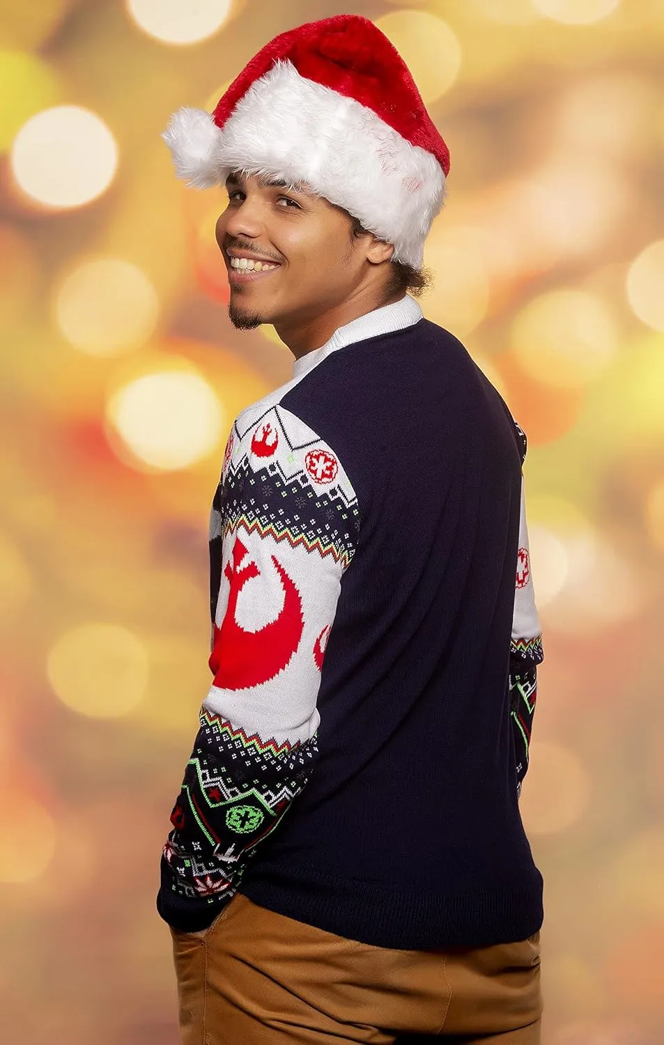 Star Wars X-Wing v TIE Fighter Ugly Christmas Sweater for Men and Women Gift