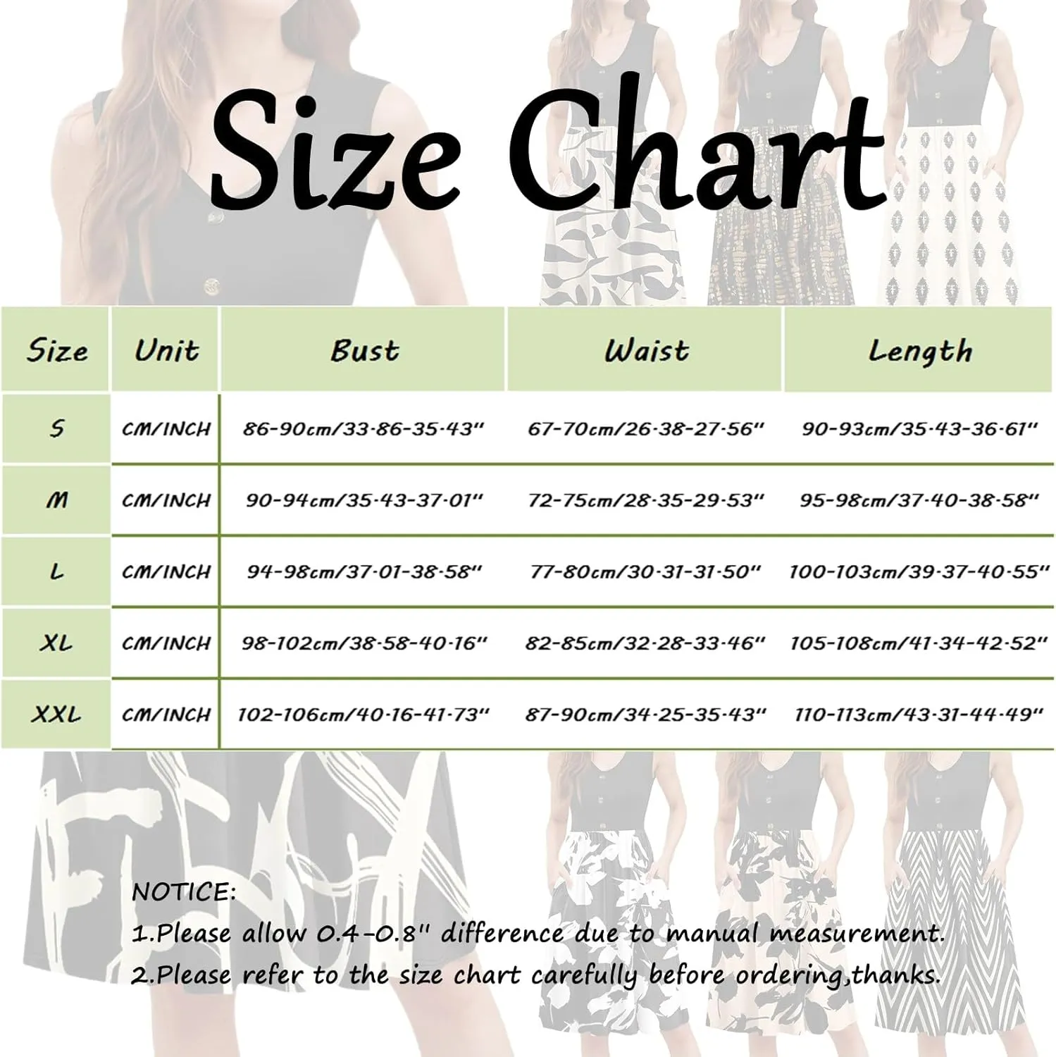 Summer Dresses for Women 2025 Midi with Pockets Elegant Sleeveless Loose Boho Beach Vacation Sundresses Fit for Party
