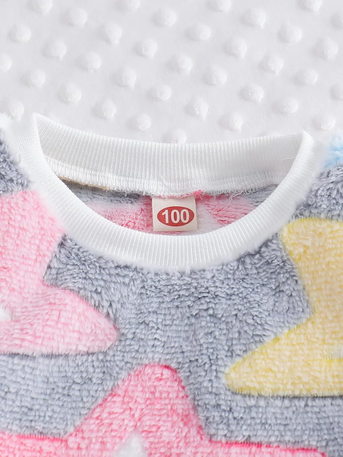 Toddler Girls Clothes 2Pcs Cute Printed Pullover Sweatshirts and Pant Fall Winter Outfit Tracksuits