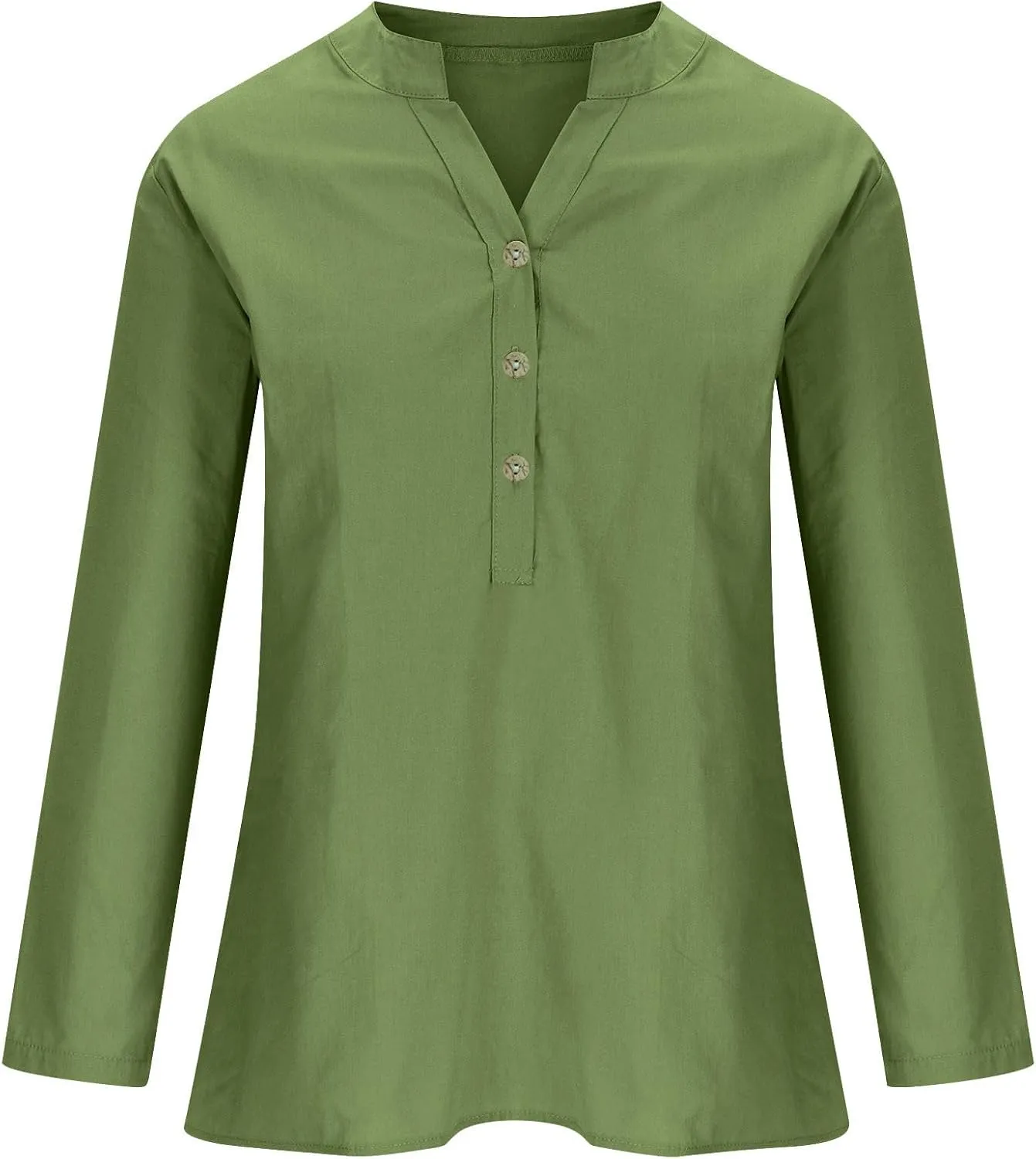 Women Linen Shirts V-Neck Button Blouses Embroidery 2025 Summer Tshirt Short Sleeve Loose T Shirts