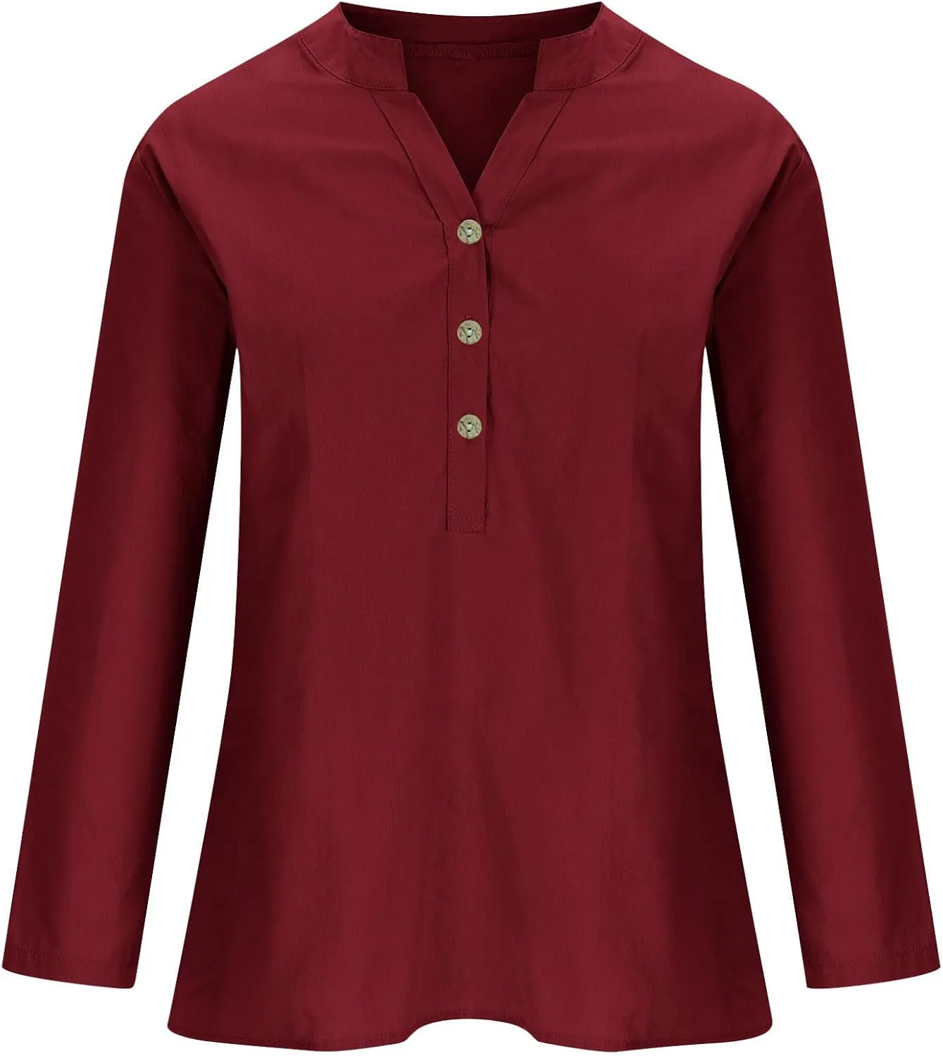 Women Linen Shirts V-Neck Button Blouses Embroidery 2025 Summer Tshirt Short Sleeve Loose T Shirts