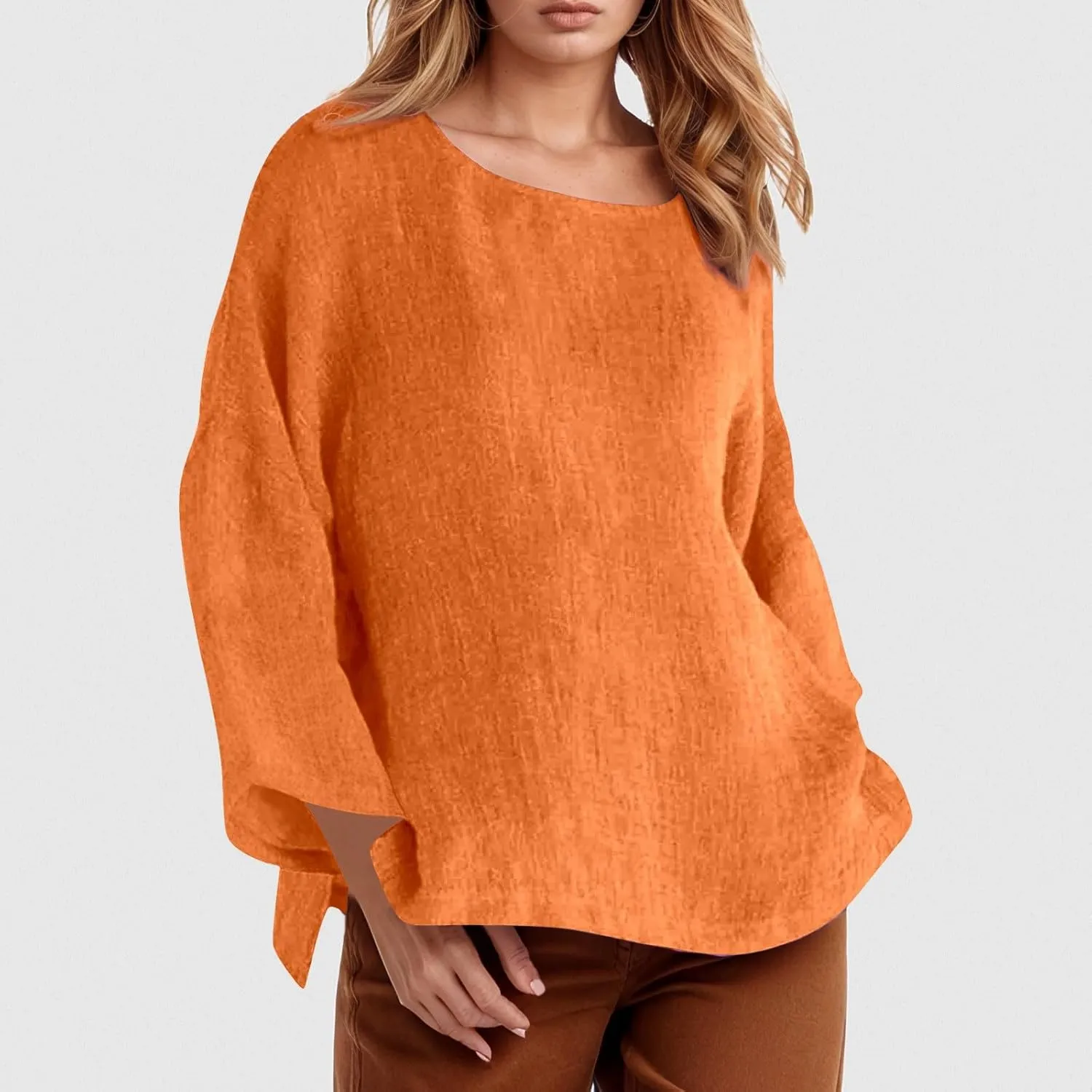 Women's Collared Button Down Shirt V-Neck Short Sleeve Linen Summer Casual Dress Blouses Top Loose Tshirts
