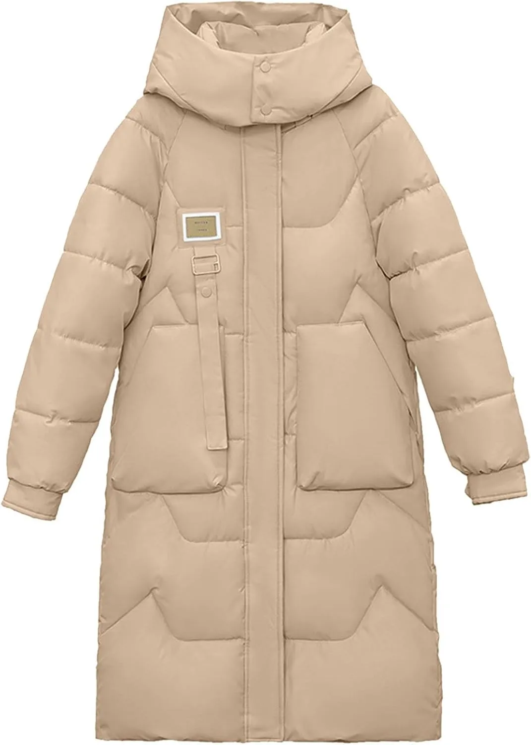 Women's Long Winter Coat with Hood Warm Long Parka Thicken Puffer Jacket Outerwear Down Coat Windproof Snow Coats