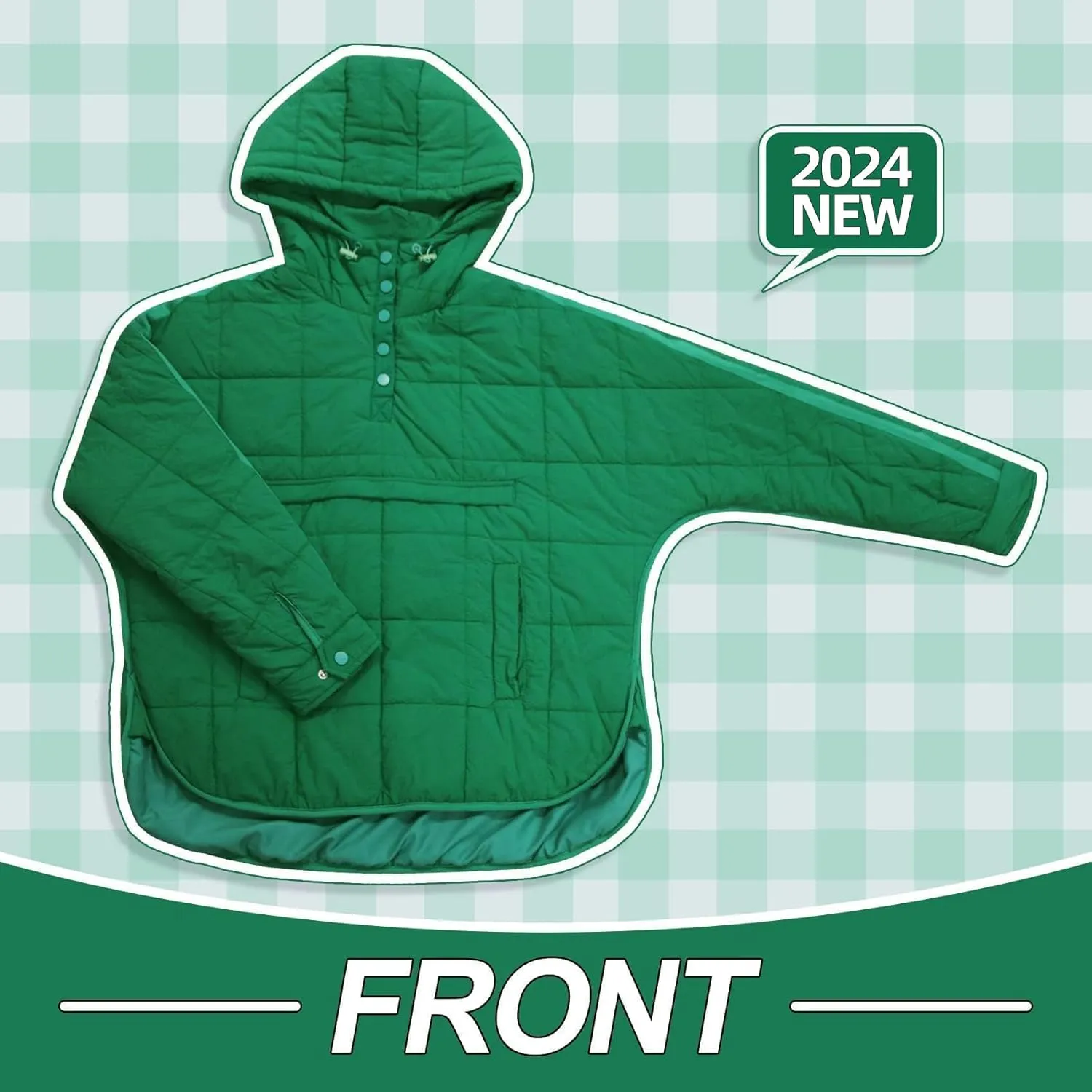 Womens Oversized Puffer Jacket Long-Sleeve Hooded Puffer Coat Packable Hooded Lightweight Warm Winter Coat Tops