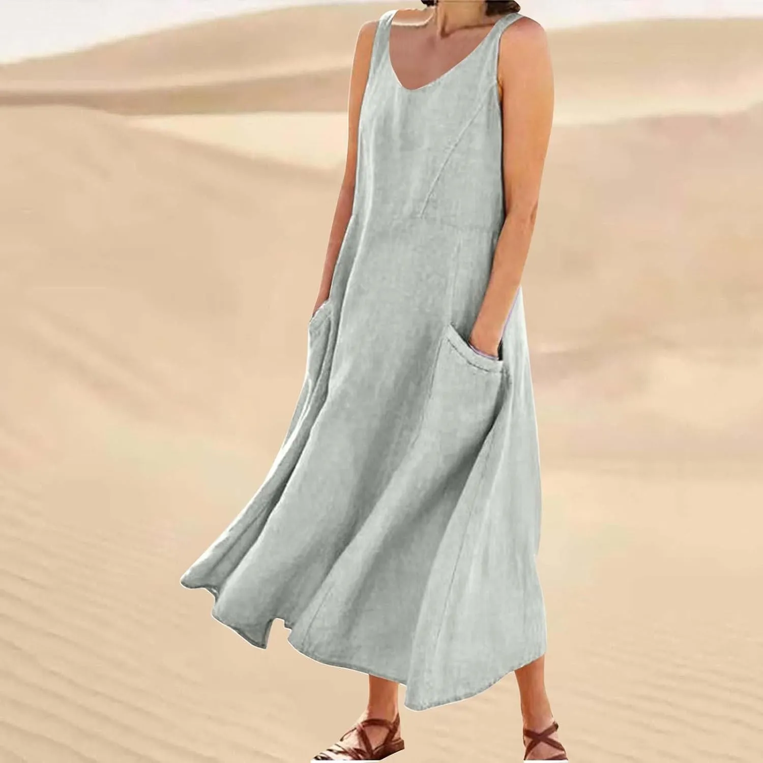 Womens Short Sleeve Boho Mini Dress Plus Size Casual Loose Fit Summer Sundress Floral Printed Dress with Pockets