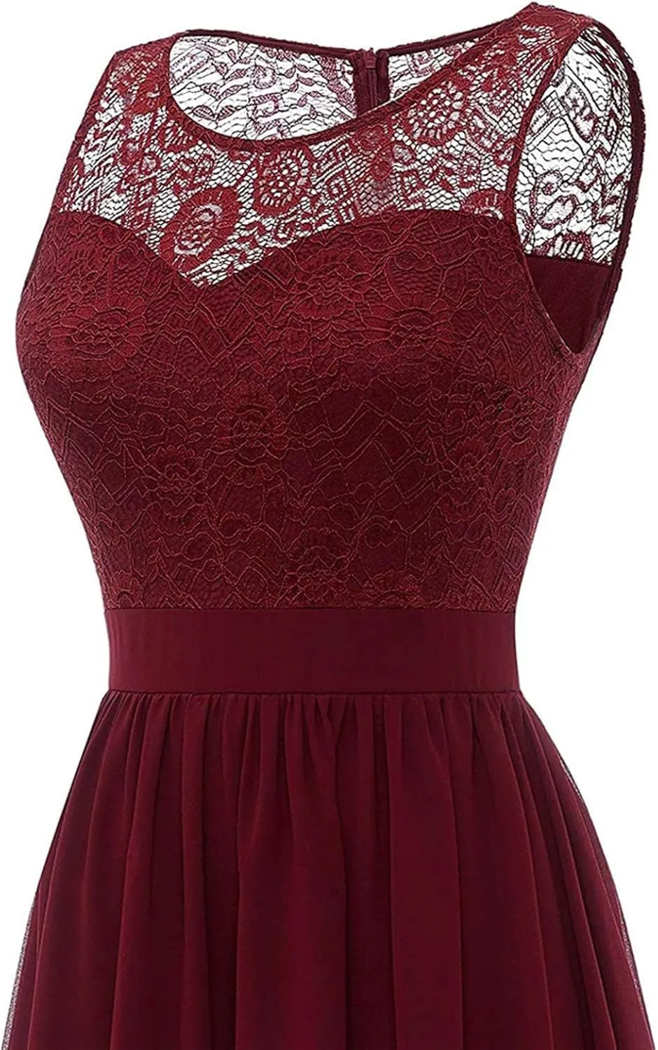 Women's Summer Cocktail Dresses 2025 Formal Wedding Guest Dress Floral Lace High Low Prom Tea Party Gown