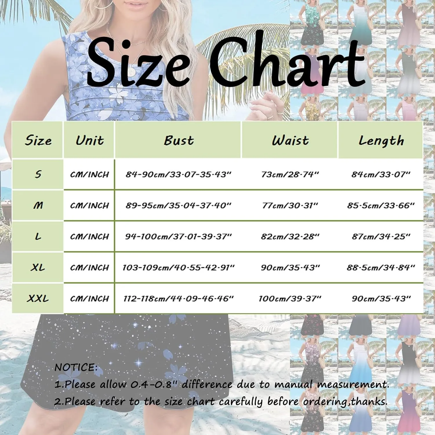 Womens Summer Dresses 2025 Vacation Sleeveless Tank Crewneck Loose Mini Dresses Spring Sundresses Beach Vacation Outfits