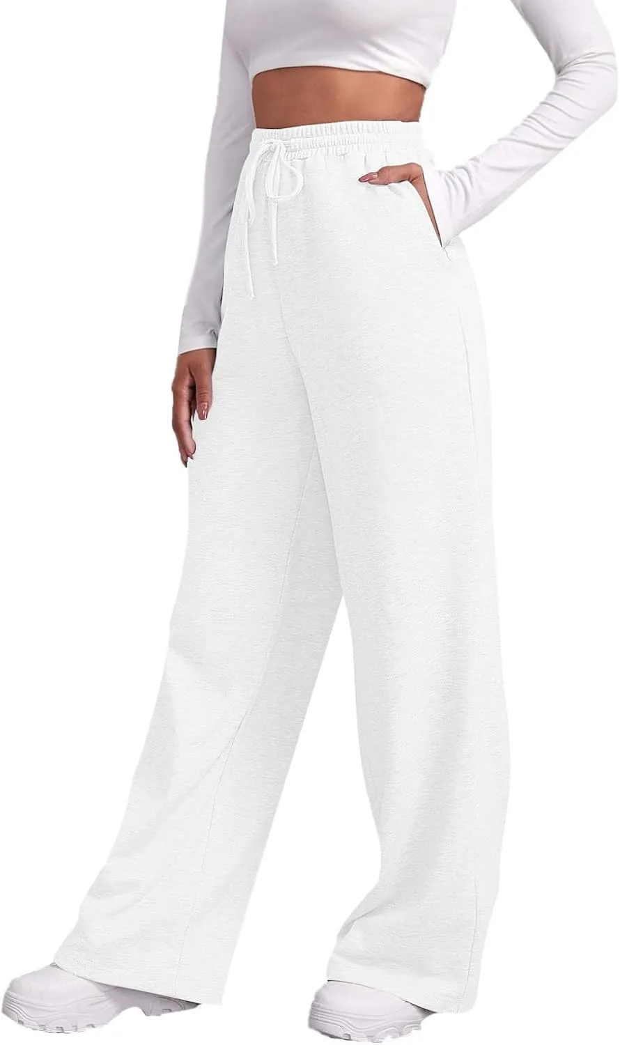 Womens Sweatpants Stretch Bottoms Plus Size Joggers Lounge Cute Thermal Running Loose Fit Pants Trousers