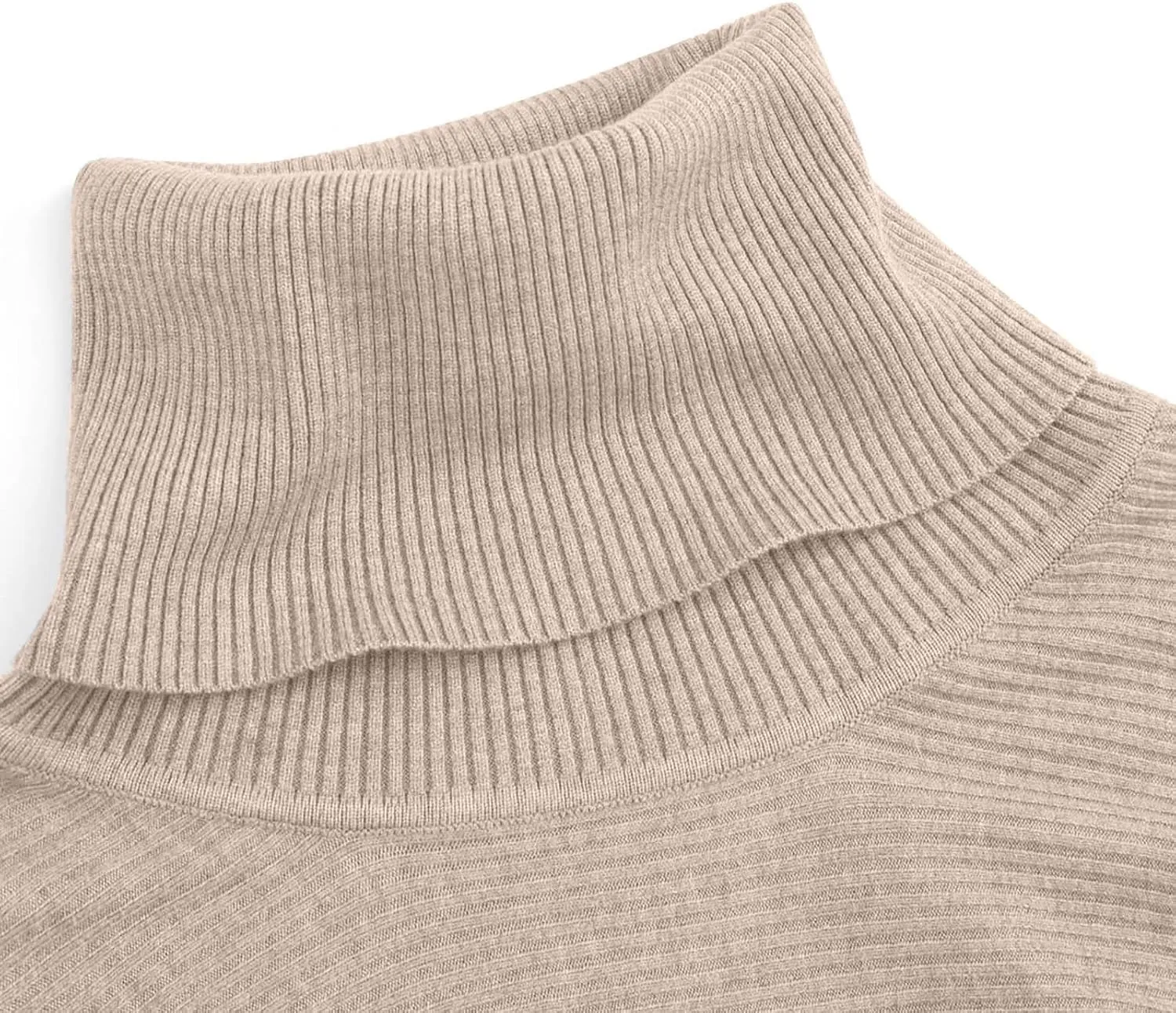 Womens Turtleneck Solid Batwing Sleeves Knitted Jumpers Oversized Sweaters and Pullovers Tops Ribbing Knit Sweater