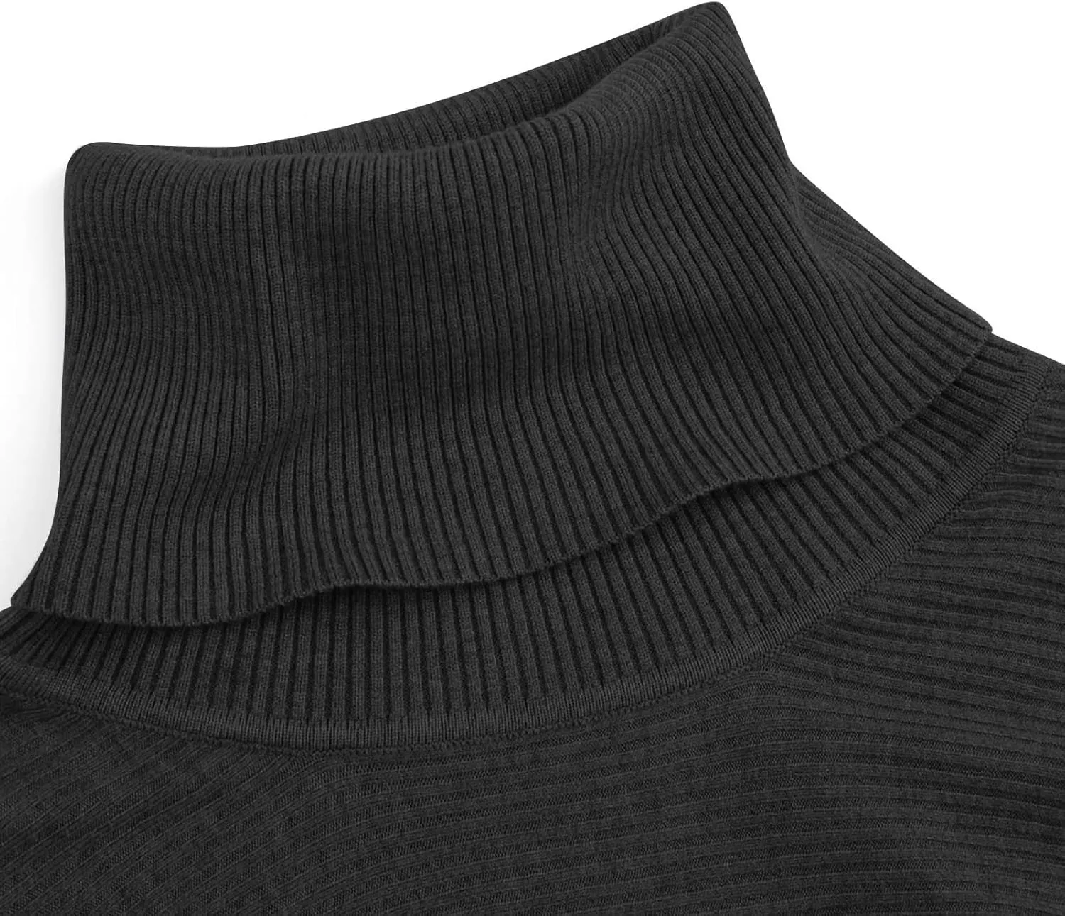 Womens Turtleneck Solid Batwing Sleeves Knitted Jumpers Oversized Sweaters and Pullovers Tops Ribbing Knit Sweater