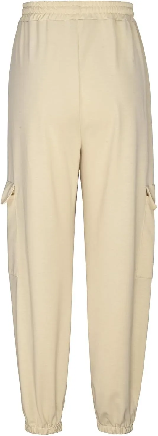 Xiaojmake Baggy Sweatpants for Women with Pockets Fleece Lounge Pajama Bottoms Cinched Running Joggers Fall Outfits 2024