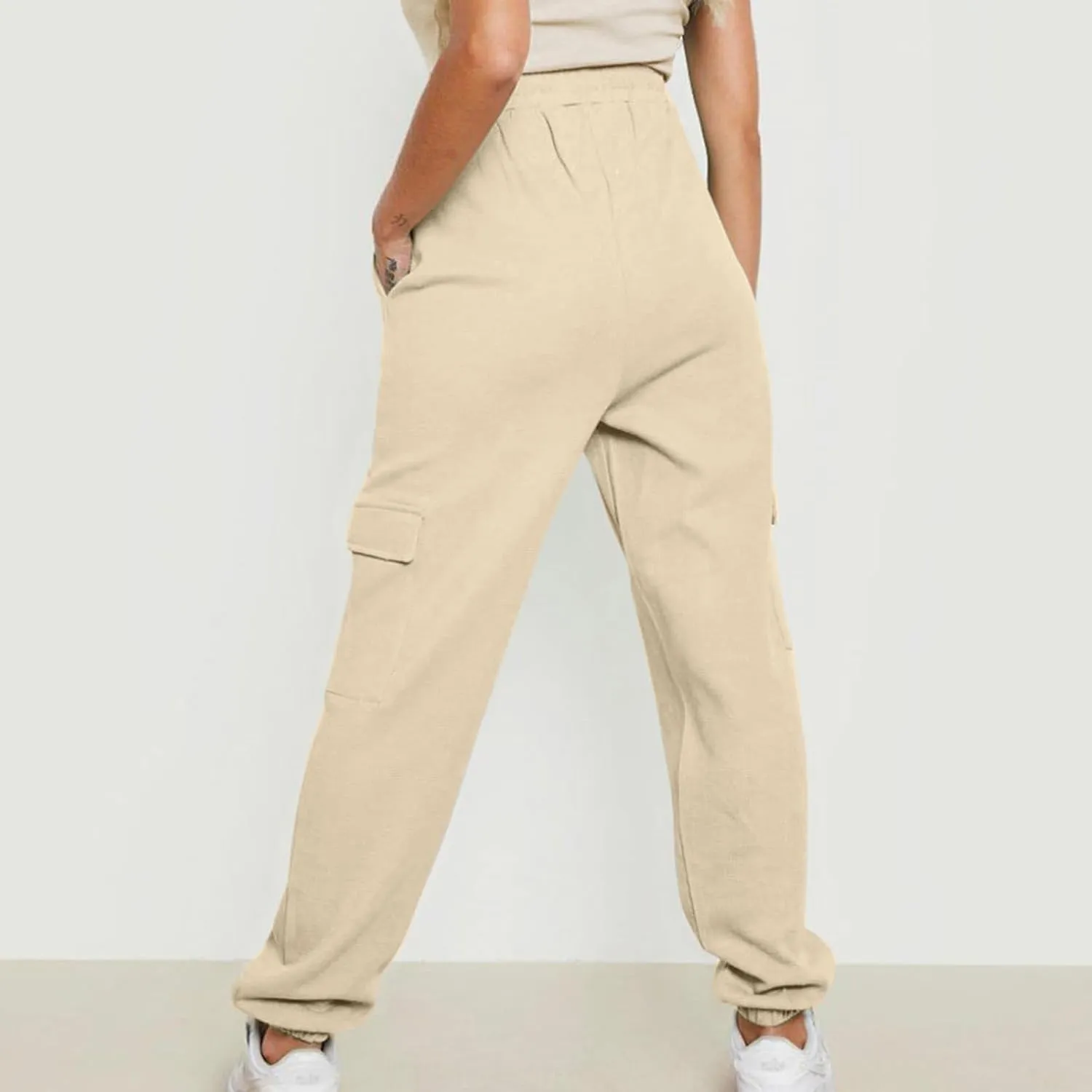 Xiaojmake Baggy Sweatpants for Women with Pockets Fleece Lounge Pajama Bottoms Cinched Running Joggers Fall Outfits 2024