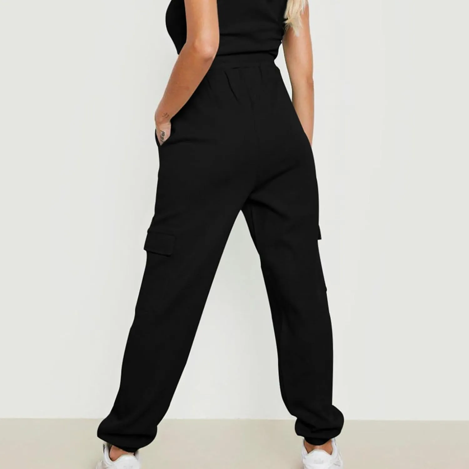 Xiaojmake Baggy Sweatpants for Women with Pockets Fleece Lounge Pajama Bottoms Cinched Running Joggers Fall Outfits 2024