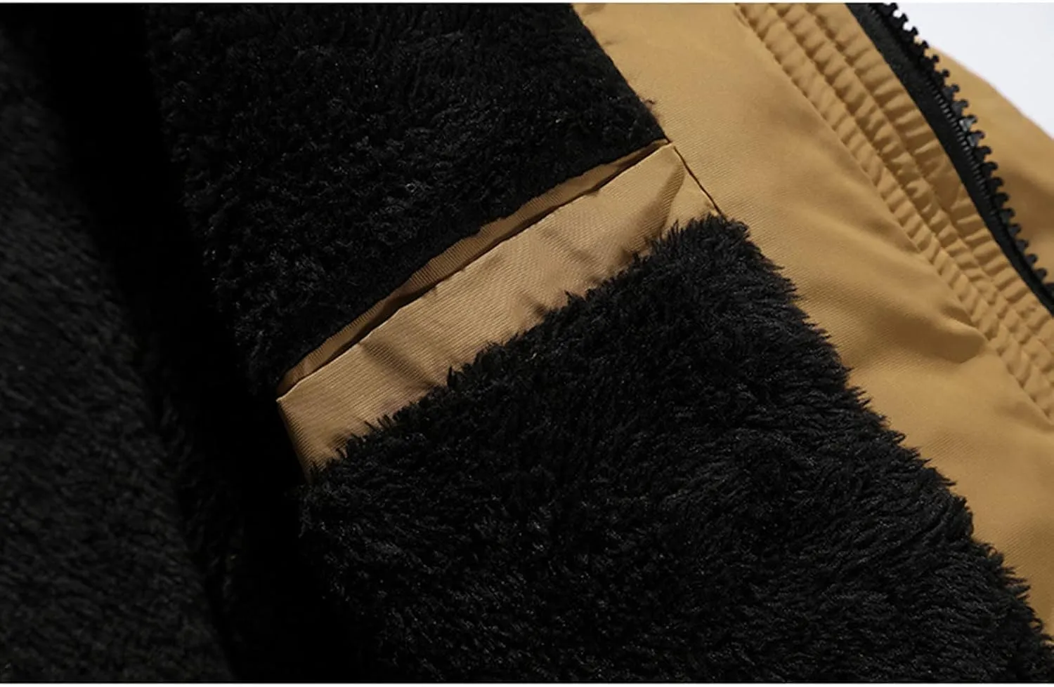 Ymosrh Mens Jackets Winter Men Outdoor Warm Thick Jacket Hooded Coat with Zipper Pocket Fashion Jackets
