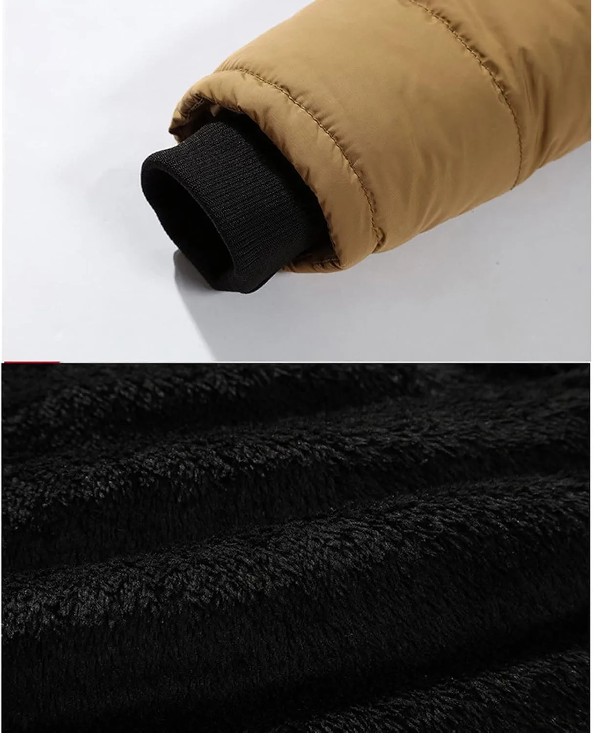 Ymosrh Mens Jackets Winter Men Outdoor Warm Thick Jacket Hooded Coat with Zipper Pocket Fashion Jackets